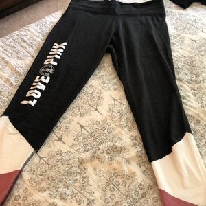 PINK Grey Leggings 🌺